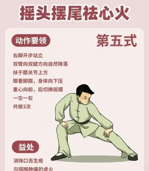 “摇头摆尾去心火”，畅达身心焕新光！